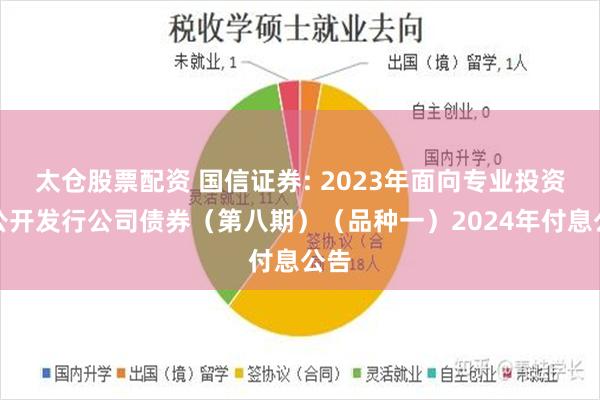 太仓股票配资 国信证券: 2023年面向专业投资者公开发行公司债券（第八期）（品种一）2024年付息公告